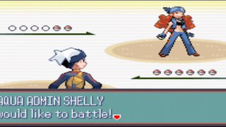 Pokemon Sapphire - Team Aqua Admin 2nd Battle: Shelly