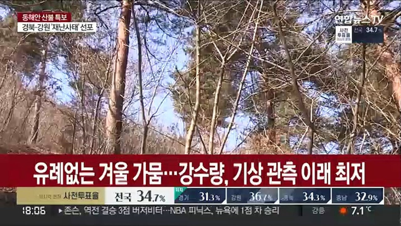 [뉴스리뷰] 올해 산불 지난해 1.8배…원인은 최악 가뭄·양간지풍