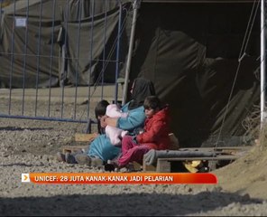 UNICEF: 28 juta-juta kanak-kanak jadi pelarian