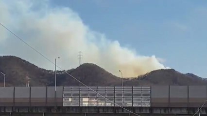 경기 안산시 산불 6시간째 진화 중...주택가 방어선 구축 / YTN