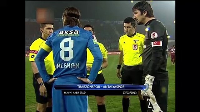 Trabzonspor 1-0 Medical Park Antalyaspor 27.02.2013 - 2012-2013 Turkish Cup Quarter Final Group B Matchday 6