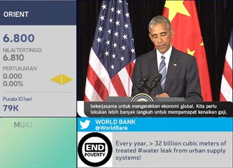 Barack Obama gesa kerjasama lebih rapat negara G20