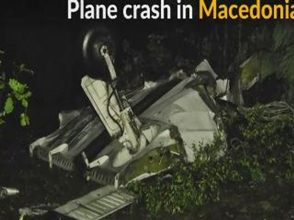 Plane crash in Macedonia kills all on board Video Dailymotion