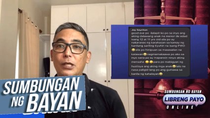 Sumbungan Ng Bayan: Dalawang menor de edad, nakaranas ng pangmomolestiya sa tiyuhing PWD!