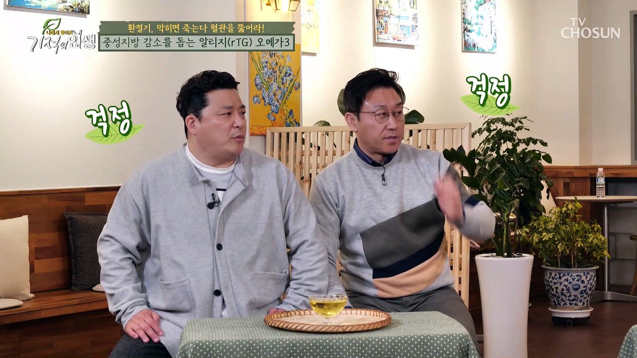 혈관 청소부 심뇌혈관 질환 예방에 도움주는 rTG오메가3 TV CHOSUN 20220...