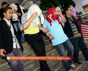 Penyelewengan projek RM76 juta, 7 individu bebas reman