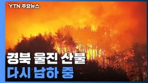 경북 울진 산불 다시 남하 중...가스충전소 위기 모면 / YTN