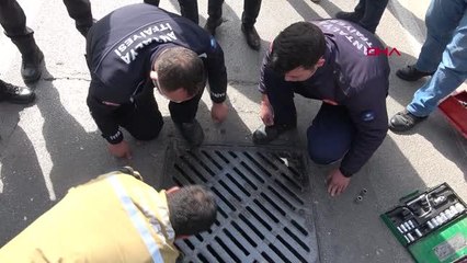 Girdikleri drenaj kanalında yönlerini kaybedip mahsur kaldılar