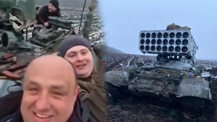 ರಷ್ಯಾ ಯುದ್ಧದ ಟ್ಯಾಂಕ್ ಮೇಲೆ ಸವಾರಿ ಮಾಡಿ ಎಂಜಾಯ್ ಮಾಡಿದ ಉಕ್ರೇನ್ ಜನ | Oneindia Kannada