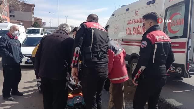 Yolun karşısına geçmeye çalışan çocuğa otomobil çarptı