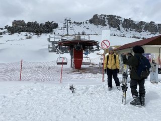 KELTEPE KAYAK MERKEZİ'NDE HAFTA SONU YOĞUNLUĞU