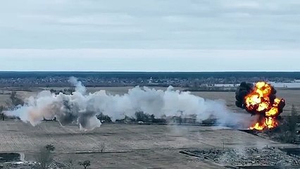 Ukrayna Savunma Bakanlığı paylaştı! Rus helikopteri böyle düşürüldü