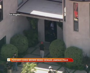 Penyanyi Chris Brown bebas dengan jaminan polis