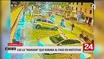 Chorrillos: capturan a banda que asaltaba bajo la modalidad de 'manada' en mototaxis