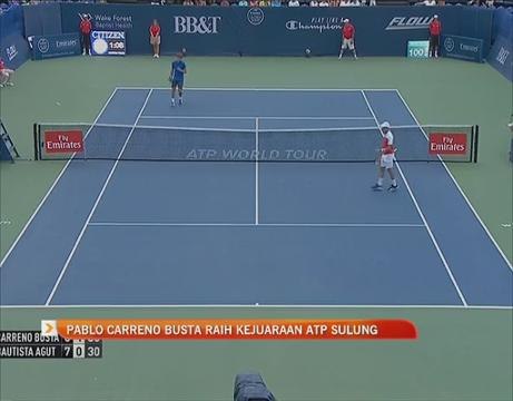 Pablo Carreno Busta raih kejuaraan ATP sulung
