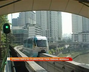 Operasi Rapid KL dilanjutkan pada Ambang Merdeka