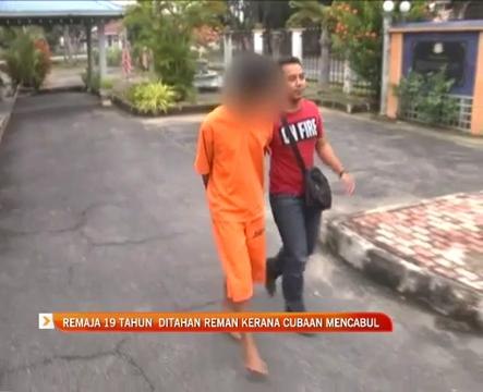 Remaja 19 tahun ditahan reman kerana cubaan mencabul