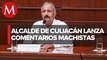 Alcalde de Culiacán insulta a la prensa les llama 