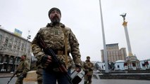 Members of territorial defence forces guard checkpoint in Kyiv | Ground report