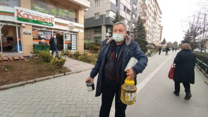 Yağını kapan evine koştu