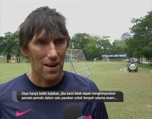 Frank Bernhardt mahu pemain dihimpun dalam satu pasukan