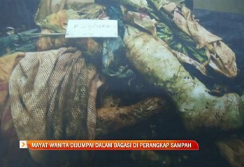Mayat wanita dijumpai dalam bagasi di perangkap sampah