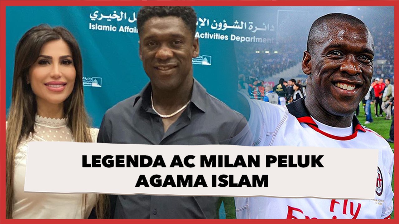 Legenda AC Milan Clarence Seedorf Mualaf, Peluk Agama Islam - Video