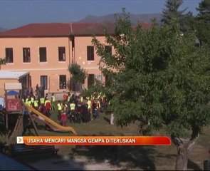 Usaha mencari mangsa gempa diteruskan