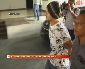 Namewee dibebaskan dengan jaminan polis