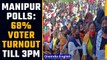 Manipur polls: 68% voter turnout till 3 pm in 2nd phase amid reports of violence | Oneindia News