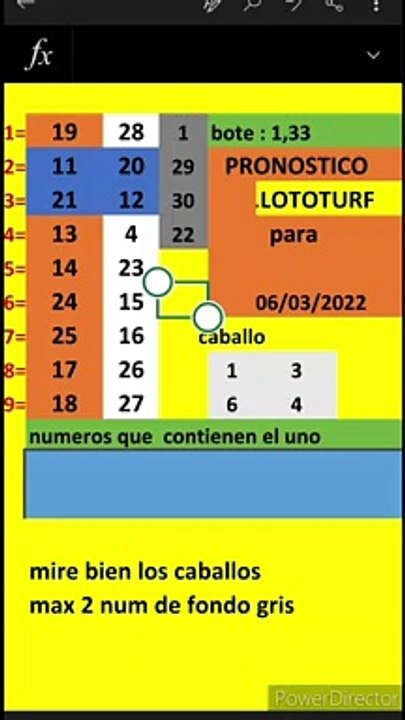 Salieron 5 números y esperamos 6 este domingo