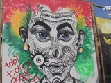 Ghanaian artists display work at annual street art festival