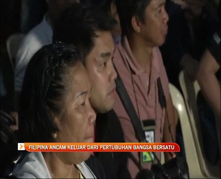 Filipina ancam keluar dari Pertubuhan Bangsa Bersatu