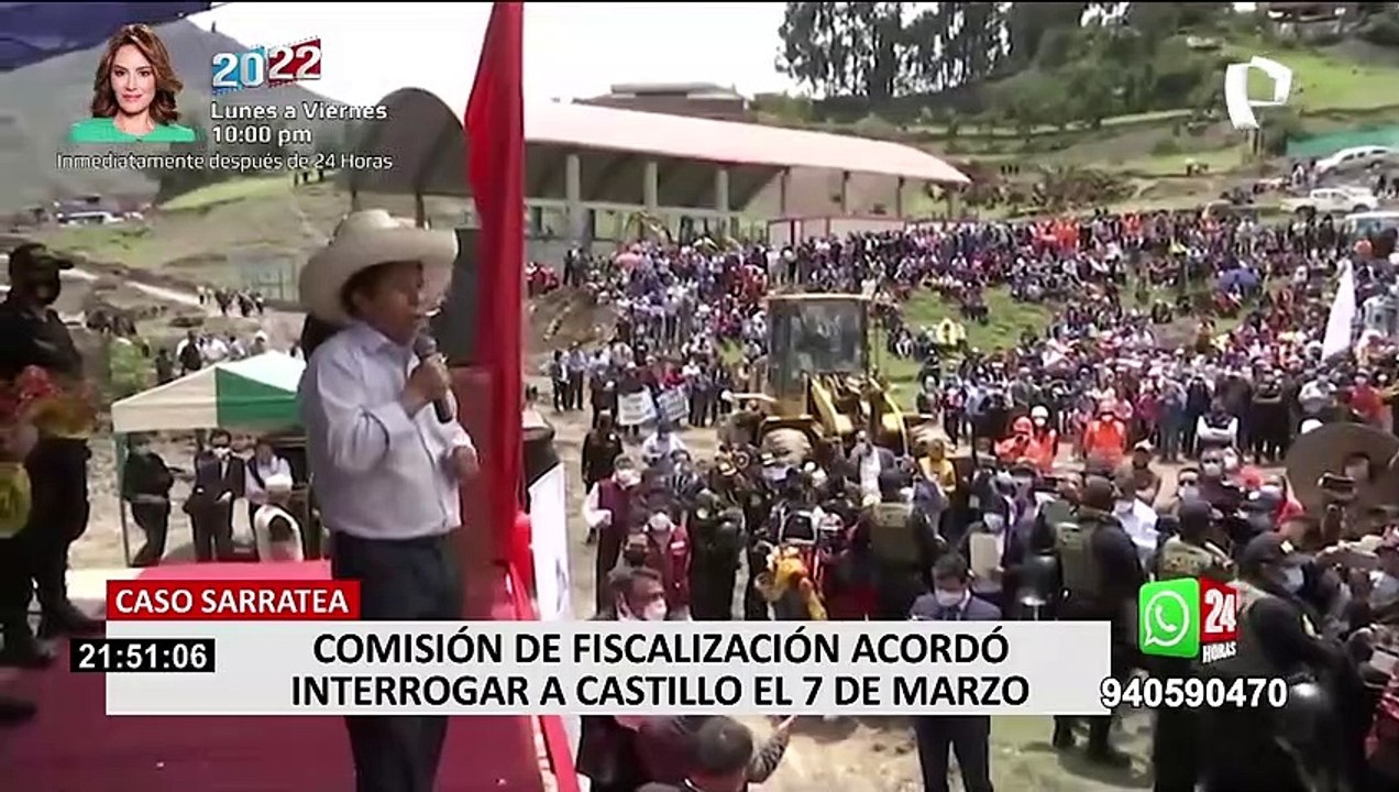 ¿Qué ocurrirá si Pedro Castillo no asiste a la invitación de la Comisión de Fiscalización del Congreso?