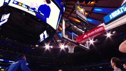 Stephen Curry pregame routine