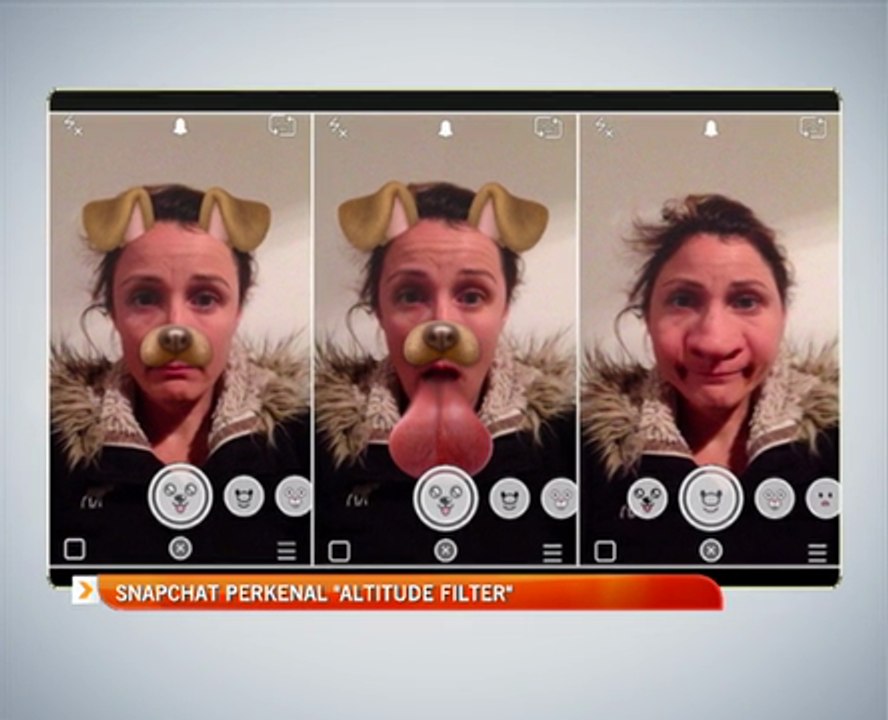 Snapchat perkenal "Altitude Filter"