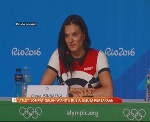 Atlet lompat galah wanita Rusia umum persaraan