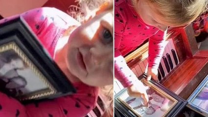 Ölen büyükannesinin fotoğrafını işaret eden 2 yaşındaki kızın ağzından çıkan sözler tüyler ürpertti: O benim