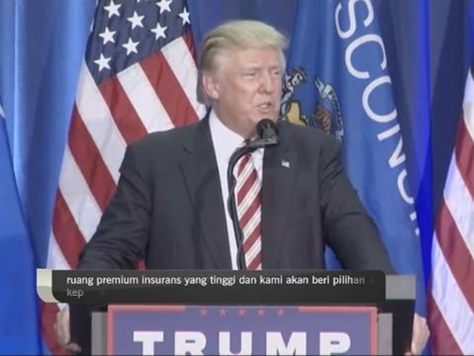 Donald Trump anggap Obamacare satu malapetaka