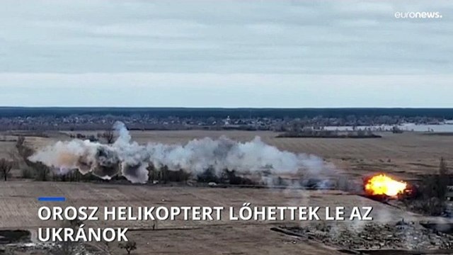 Orosz harci helikoptret lőhetett ki az ukrán hadsereg