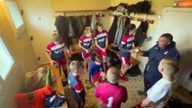 Célébration victoire ! ES Tourville 2 / US Envermeu (championnat U13 D3 le 05/03/2022)