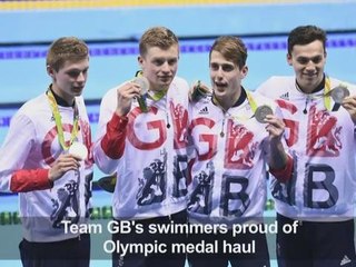 Team GB's swimmers proud of their Olympic medal haul