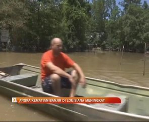 Angka kematian banjir di Louisiana meningkat
