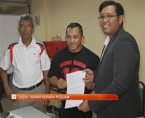 Sazali Samad serah kepada peguam