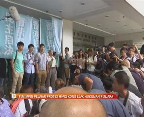 Pemimpin pelajar protes Hong Kong elak hukuman penjara