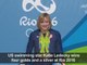 US swim star Katie Ledecky celebrates gold medal haul