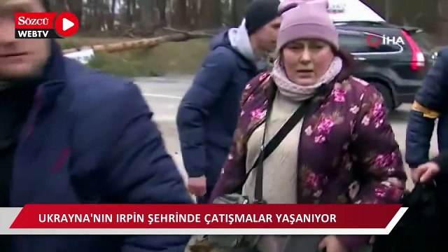 Irpin’de şiddetli çatışmalar yaşanıyor