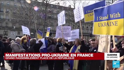 Ukraine : à Paris, des milliers de personnes manifestent contre la guerre