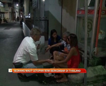 Seorang maut letupan bom berkembar di Thailand