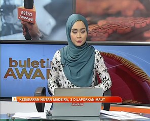 Kebakaran hutan Madeira, 3 dilaporkan maut